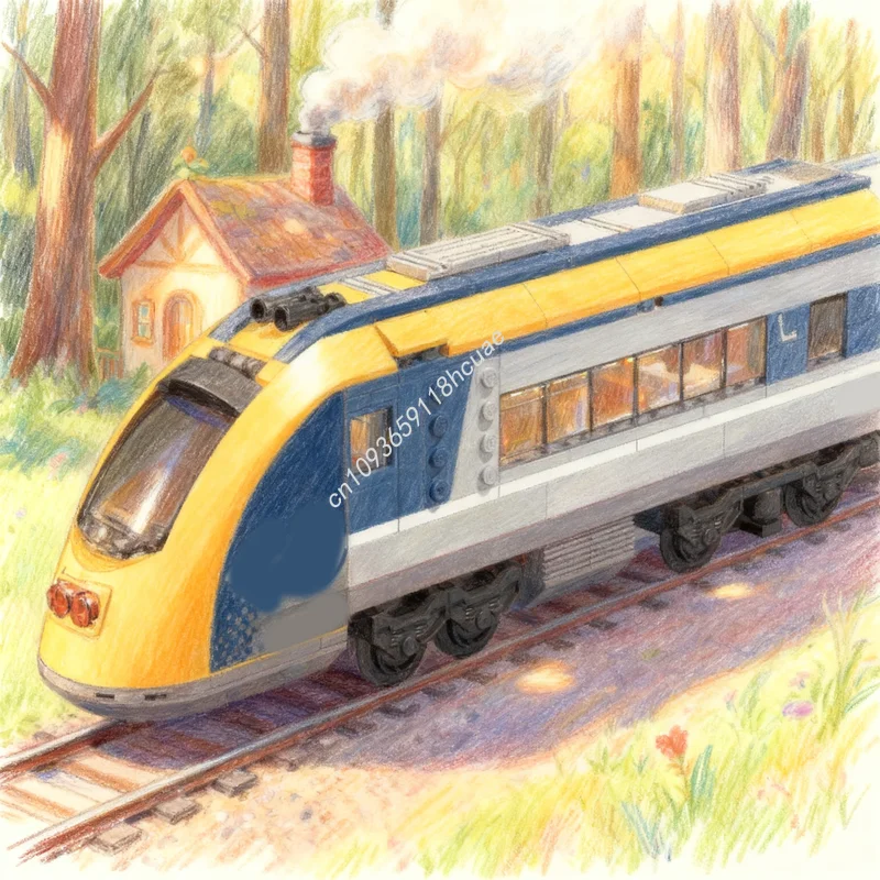 ตัวต่อโมเดลรถไฟโดยสาร Aero Cit - Lego Set City บทวิจารณ์และราคา