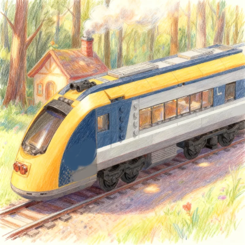 ตัวต่อโมเดลรถไฟโดยสาร Aero Cit - Lego Set City บทวิจารณ์และราคา