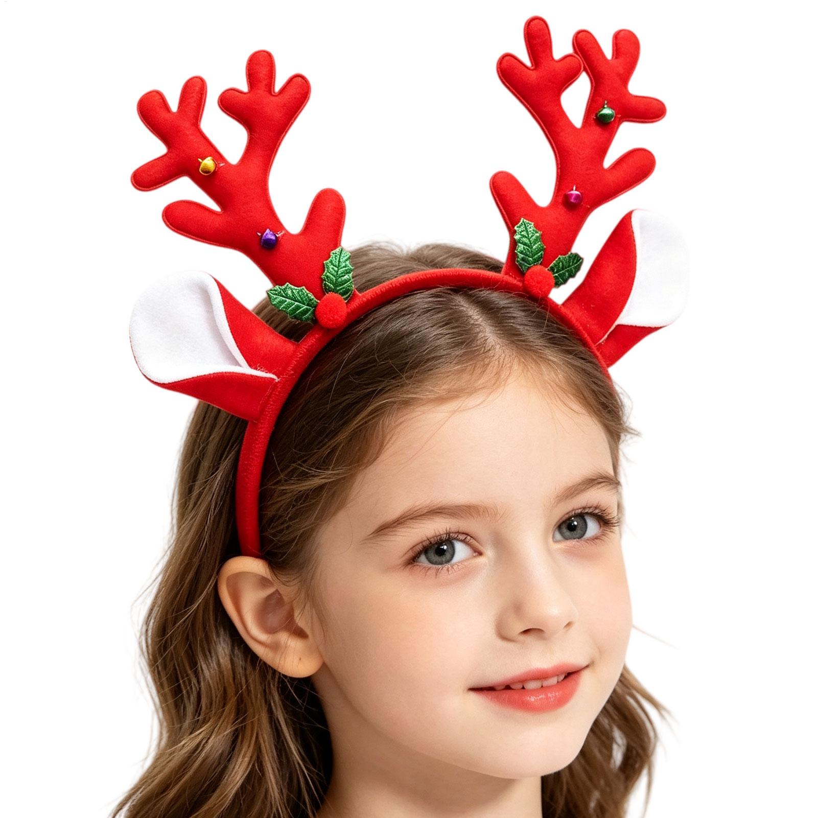 ที่คาดผมเขากวางตกแต่งคริสต์มาส - Reindeer Antlers Headband บทวิจารณ์และราคา